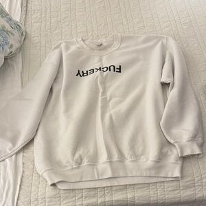 Beyoncé Tour White Crewneck Sweater